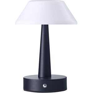 Happy Homewares Matt Black Rechargeable Touch Dimmable Table Lamp with Opal White Domed Shade Black Happy Homewares Matt Black Rechargeable Touch Dimmable Table Lamp with Opal White Domed Shade Black