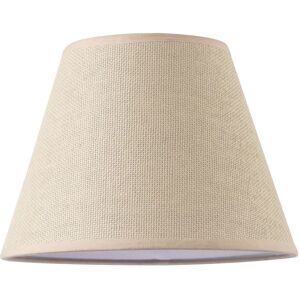 Happy Homewares Traditional Rattan Tweed Lamp Shade with Coloured Cotton Fabric Trims in Pink Size: 10 inches Pink 10 inches Happy Homewares Traditional Rattan Tweed Lamp Shade with Coloured Cotton Fabric Trims in Pink Size: 10 inches Pink 10 inches