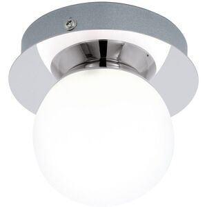 Chrome & White Glass Ceiling Light - LED 3.3W - Wall/Flush Chrome & White Glass Ceiling Light - LED 3.3W - Wall/Flush