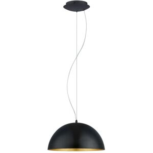 Black and Gold Steel Pendant Light - Ceiling Light Black and Gold Steel Pendant Light - Ceiling Light