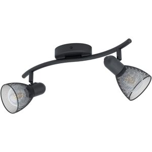 Loops Black Ceiling Spot Light - 2x40W - Ceiling Light Loops Black Ceiling Spot Light - 2x40W - Ceiling Light