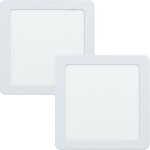 Loops G02017X2 White Square 166mm 10.5W LED Ceiling Downlight - Ceiling Downlight Loops G02017X2 White Square 166mm 10.5W LED Ceiling Downlight - Ceiling Downlight