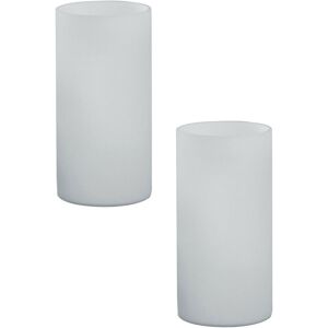 Loops 2 Pack White Glass Opal Desk Lamp Shade - Table Lamp Loops 2 Pack White Glass Opal Desk Lamp Shade - Table Lamp