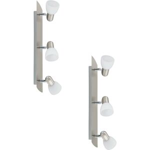 Satin Nickel 3 Spot Wall Light - Interior Modern Satin Nickel 3 Spot Wall Light - Interior Modern