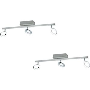 Lois 2 Pack Chrome Aluminium Wall Spot Light - Interior Modern Lois 2 Pack Chrome Aluminium Wall Spot Light - Interior Modern