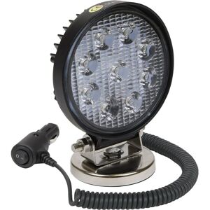 Loops Waterproof Work Light & Magnetic Base - 27W SMD LED - 115mm Round Flash Torch - Work Light Loops Waterproof Work Light & Magnetic Base - 27W SMD LED - 115mm Round Flash Torch - Work Light
