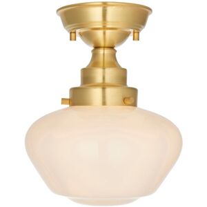 Antique Brass Semi Flush Ceiling Light - Indoor Antique Brass Semi Flush Ceiling Light - Indoor