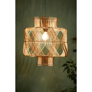 Dibor Two-Tone Woven Natural Home Décor Ceiling Light Shade H44 x D40cm Natural Dibor Two-Tone Woven Natural Home Décor Ceiling Light Shade H44 x D40cm Natural