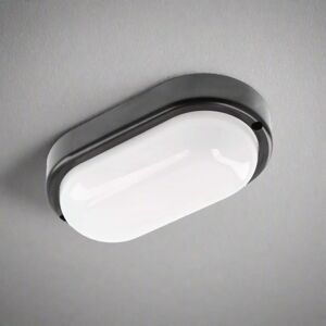 CGC Lighting Kodo Black Oval Ceiling Wall Light Surface Mount LED, 18W, 1620lm, 4000K Black CGC Lighting Kodo Black Oval Ceiling Wall Light Surface Mount LED, 18W, 1620lm, 4000K Black