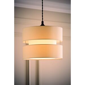 ValueLights Sophia Small 26cm Drum Easy Fit Ceiling Light Lamp Shade with Bulb in Cream Size: 10 inches Cream 10 inches ValueLights Sophia Small 26cm Drum Easy Fit Ceiling Light Lamp Shade with Bulb in Cream Size: 10 inches Cream 10 inches