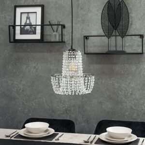 ValueLights Tegan Gold Jewel Droplet Pendant Ceiling Light Lamp Shade & 10w LED in Silver Silver ValueLights Tegan Gold Jewel Droplet Pendant Ceiling Light Lamp Shade & 10w LED in Silver Silver