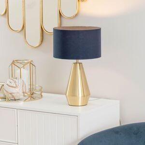 ValueLights Jax Antique Brass Metal Dimmable Touch Table Lamp with Fabric Drum Shade in Gold Gold ValueLights Jax Antique Brass Metal Dimmable Touch Table Lamp with Fabric Drum Shade in Gold Gold