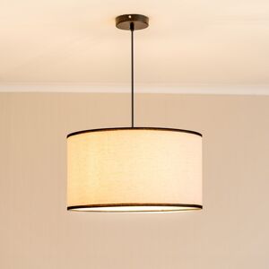 ValueLights Eva Natural Linen Fabric Ceiling Floor Table Large Drum Lamp Shade with LED Bulb in Black Black ValueLights Eva Natural Linen Fabric Ceiling Floor Table Large Drum Lamp Shade with LED Bulb in Black Black