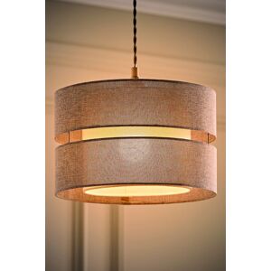 ValueLights Sophia Linen Tier 30cm Drum Easy Fit Ceiling Light Lamp Shade & Bulb in Grey Grey ValueLights Sophia Linen Tier 30cm Drum Easy Fit Ceiling Light Lamp Shade & Bulb in Grey Grey
