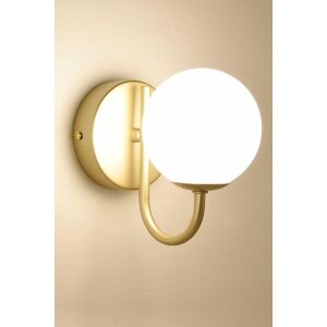 Harper Living Wall Light & Sconce with Globe Shade in Gold Gold Harper Living Wall Light & Sconce with Globe Shade in Gold Gold