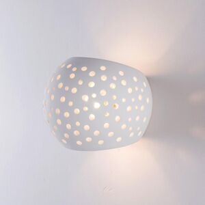 Harper Living - Perforated Up and Down Ceramic Wall Light Harper Living - Perforated Up and Down Ceramic Wall Light
