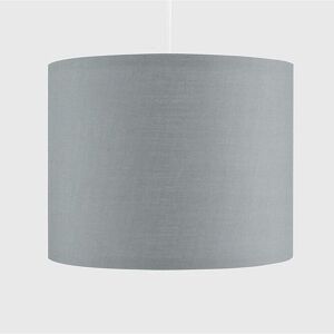 CGC Lighting 'Lupo' Luxury Grey Cotton & Silver Inner Round Pendant Drum Lamp Shade Grey CGC Lighting 'Lupo' Luxury Grey Cotton & Silver Inner Round Pendant Drum Lamp Shade Grey