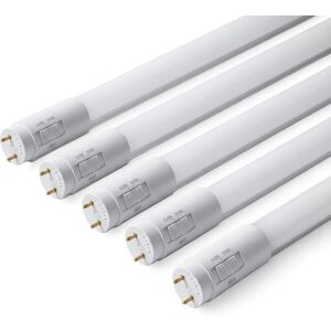 ENER-J T8 LED Nano Plastic Tube 150cms 22W 6000K (pack of 5 units) in White Size: 25 cm diameter x 19 cm high White 25 cm diameter x 19 cm high ENER-J T8 LED Nano Plastic Tube 150cms 22W 6000K (pack of 5 units) in White Size: 25 cm diameter x 19 cm high White 25 cm diameter x 19 cm high