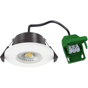 ENER-J 7W Dimmable & CCT Changeable Fire Proof Downlight, IP65 (Pack of 2) in White Size: 25 cm diameter x 19 cm high White 25 cm diameter x 19 cm high ENER-J 7W Dimmable & CCT Changeable Fire Proof Downlight, IP65 (Pack of 2) in White Size: 25 cm diameter x 19 cm high White 25 cm diameter x 19 cm high