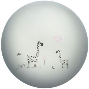 ExtraStar 18W LED Round Ceiling Light 6500K, 1950 Lumen, Giraffe Print in White White ExtraStar 18W LED Round Ceiling Light 6500K, 1950 Lumen, Giraffe Print in White White