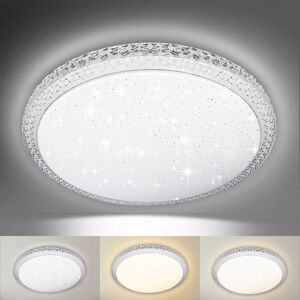 ExtraStar 18W LED Round Ceiling Light CCT Colour Changing -Warm, Neutral, Daylight 3-in-1, 2200 Lumen in White White ExtraStar 18W LED Round Ceiling Light CCT Colour Changing -Warm, Neutral, Daylight 3-in-1, 2200 Lumen in White White