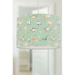 Big Little Bedrooms Watercolour Dinosaurs Lampshade Green Size: 30 cm diameter x 21 cm high Green 30 cm diameter x 21 cm high Big Little Bedrooms Watercolour Dinosaurs Lampshade Green Size: 30 cm diameter x 21 cm high Green 30 cm diameter x 21 cm high