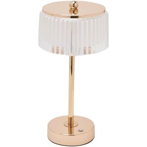 Hestia Crystal USB LED Touch Table Lamp with Gold Base & Trim Gold Hestia Crystal USB LED Touch Table Lamp with Gold Base & Trim Gold