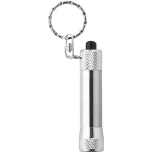 MidOcean Arizo Aluminium Torch Keyring in Silver Silver MidOcean Arizo Aluminium Torch Keyring in Silver Silver