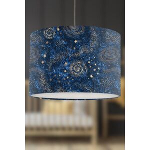 Big Little Bedrooms Men's Blue & Gold Galaxy Lampshade in Dark Blue Size: 35 cm diameter x 21 cm high Dark Blue 35 cm diameter x 21 cm high Big Little Bedrooms Men's Blue & Gold Galaxy Lampshade in Dark Blue Size: 35 cm diameter x 21 cm high Dark Blue 35 cm diameter x 21 cm high