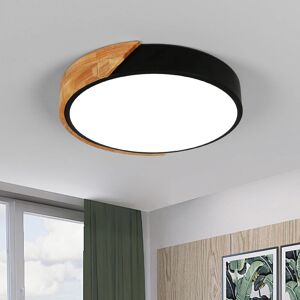 COMELY Modern LED Ceiling Light Round Wood 24W, 6500K, 30x5x30cm, Black Size: 30 x 5 x 30 cm Multicolor 30 x 5 x 30 cm COMELY Modern LED Ceiling Light Round Wood 24W, 6500K, 30x5x30cm, Black Size: 30 x 5 x 30 cm Multicolor 30 x 5 x 30 cm