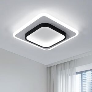 COMELY Modern LED Ceiling Light, 24W Square Ceiling Lamp, Cool White 6000K White COMELY Modern LED Ceiling Light, 24W Square Ceiling Lamp, Cool White 6000K White