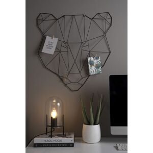 PRESENT TIME Table Lamp Glass Bell Clear with Black Frame Clear PRESENT TIME Table Lamp Glass Bell Clear with Black Frame Clear