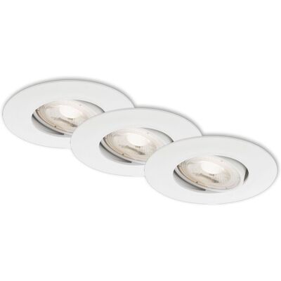 BRILONER Ultra-flat LED Recessed Light - 9cm - 5W - White BRILONER Ultra-flat LED Recessed Light - 9cm - 5W - White