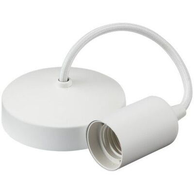 Knightsbridge Model - Modern Suspension E27 6 - Matt White Knightsbridge Model - Modern Suspension E27 6 - Matt White