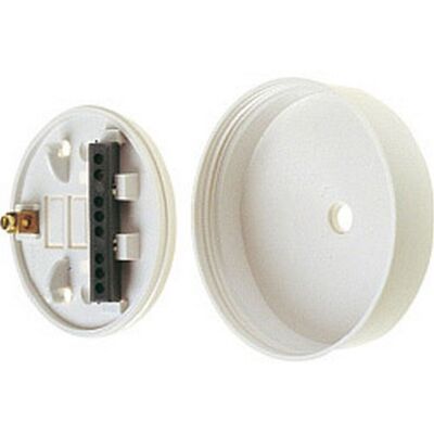 Dencon Ceiling Rose in White White Dencon Ceiling Rose in White White