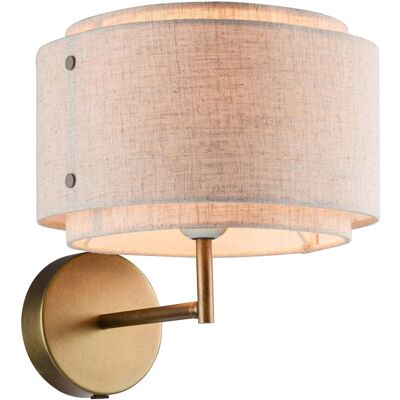 Nordlux Takai Wall Lamp - Beige, E27, 25cm height Nordlux Takai Wall Lamp - Beige, E27, 25cm height