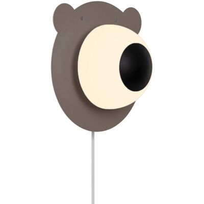 Nordlux Bruna Bear Wall Lamp - Child-Friendly, E14, Brown Nordlux Bruna Bear Wall Lamp - Child-Friendly, E14, Brown