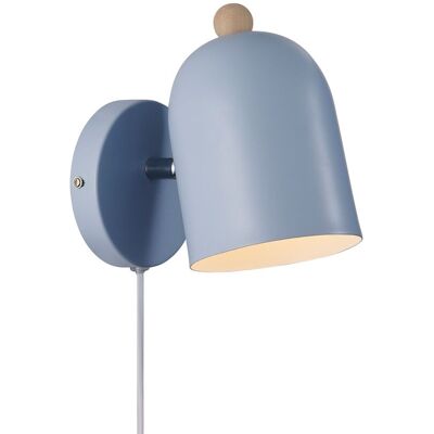 Nordlux Gaston Wall Lamp - Blue - Wooden Nordlux Gaston Wall Lamp - Blue - Wooden