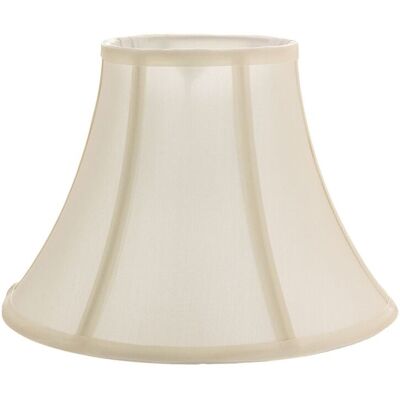 Happy Homewares Traditional Empire Shaped Lamp Shade in Rich Silky Cotton Fabric in Cream Size: 8 inches Cream 8 inches Happy Homewares Traditional Empire Shaped Lamp Shade in Rich Silky Cotton Fabric in Cream Size: 8 inches Cream 8 inches