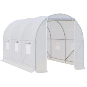 Outsunny Greenhouse Solid Frame Walk-in Garden Grow Large Insect Poly Tunnel