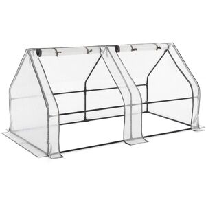 Christow Growhouse Tunnel Greenhouse Large Garden Polytunnel Grow House 2 Section Multicolor Christow Growhouse Tunnel Greenhouse Large Garden Polytunnel Grow House 2 Section Multicolor