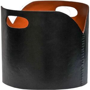 Ivyline Black Faux Leather Log Bucket H30cm W40cm On trend design Premium Quality Matching Companion Set Available Black Ivyline Black Faux Leather Log Bucket H30cm W40cm On trend design Premium Quality Matching Companion Set Available Black