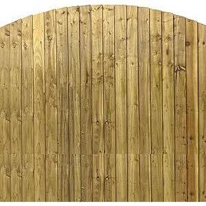 SHEDS AND FENCE LTD Pack of 11 Premium Dome Fence Panels (6FT x 5FT) in Brown Brown SHEDS AND FENCE LTD Pack of 11 Premium Dome Fence Panels (6FT x 5FT) in Brown Brown