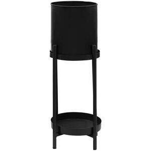 Premier Housewares Asher Two Tier Black Plant Stand - Plant Stand Premier Housewares Asher Two Tier Black Plant Stand - Plant Stand