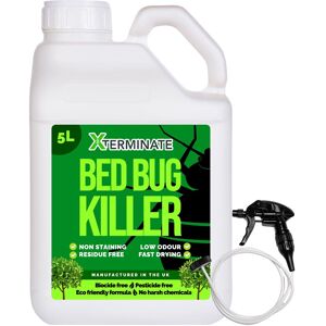 Xterminate Pesticide Free Bed Bug Killer Spray 5L in Clear Clear Xterminate Pesticide Free Bed Bug Killer Spray 5L in Clear Clear
