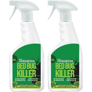 Xterminate Pesticide Free Bed Bug Killer Spray 2L in Clear Clear Xterminate Pesticide Free Bed Bug Killer Spray 2L in Clear Clear