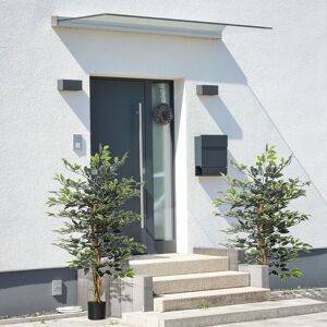 HOMCOM Artificial Ficus Tree in Pot 130cm Tall Fake Plant for Home in Green Green HOMCOM Artificial Ficus Tree in Pot 130cm Tall Fake Plant for Home in Green Green