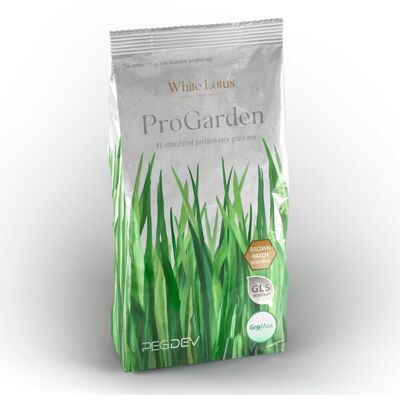 Pegdev ProGarden Grass Seed Resilient Low Maintenance High-Density Turf for Gardens 10kg in White White Pegdev ProGarden Grass Seed Resilient Low Maintenance High-Density Turf for Gardens 10kg in White White