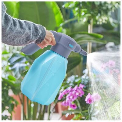 H&O Direct 2L USB Rechargeable Garden Electric Sprayer Watering Mister in Blue Blue H&O Direct 2L USB Rechargeable Garden Electric Sprayer Watering Mister in Blue Blue