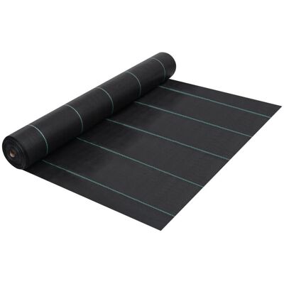 Berkfield Home Weed & Root Control Mat Black 2x10 m PP Black Berkfield Home Weed & Root Control Mat Black 2x10 m PP Black